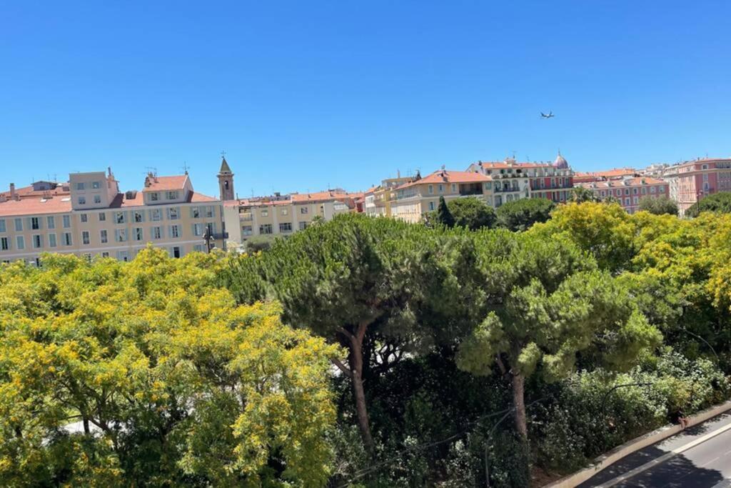 Spacious 3 Bedroom Flat Nice Center - Magnificent View-Parking Exterior photo