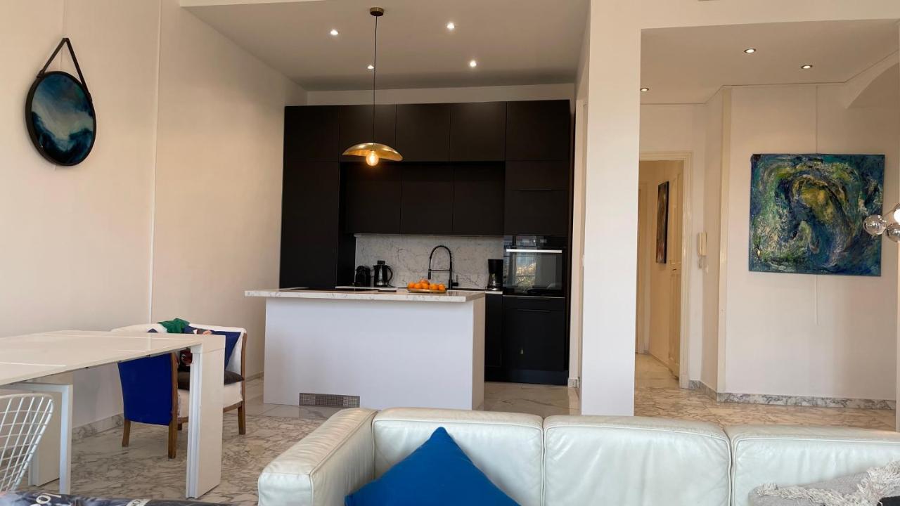 Spacious 3 Bedroom Flat Nice Center - Magnificent View-Parking Exterior photo