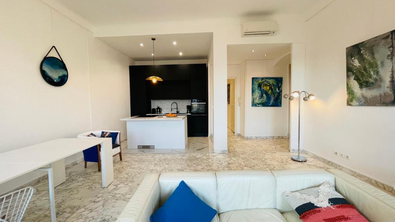 Spacious 3 Bedroom Flat Nice Center - Magnificent View-Parking Exterior photo