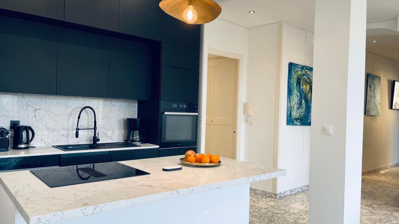 Spacious 3 Bedroom Flat Nice Center - Magnificent View-Parking Exterior photo